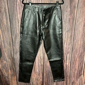 Men’s Faux Leather Pants